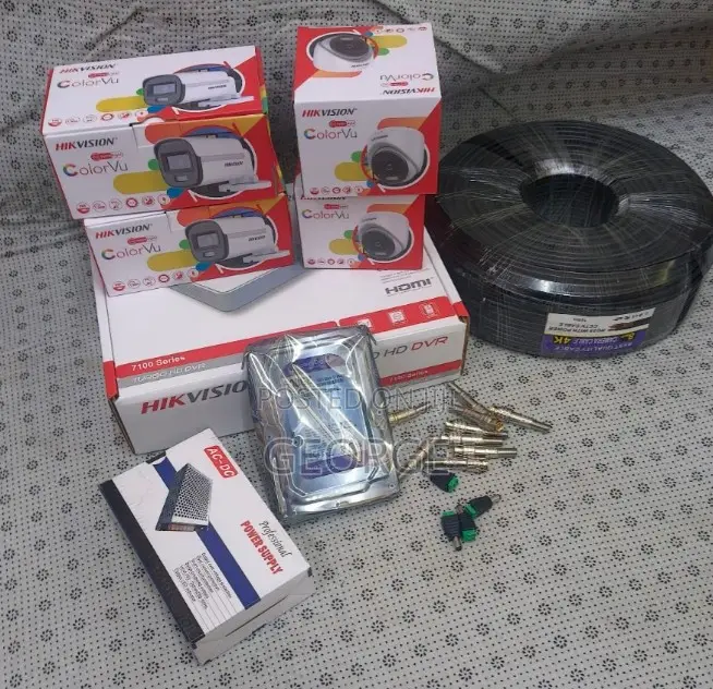 4 Channel 2mp Full Hd CCTV Camera Kit With 500gb DVR