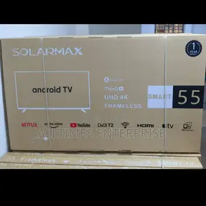 Solarmax 55" Smart Android Tv Frameless Uhd4k