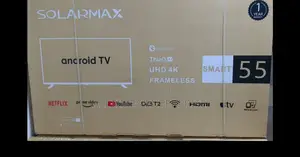 Solarmax 55" Smart Android Tv Frameless Uhd4k