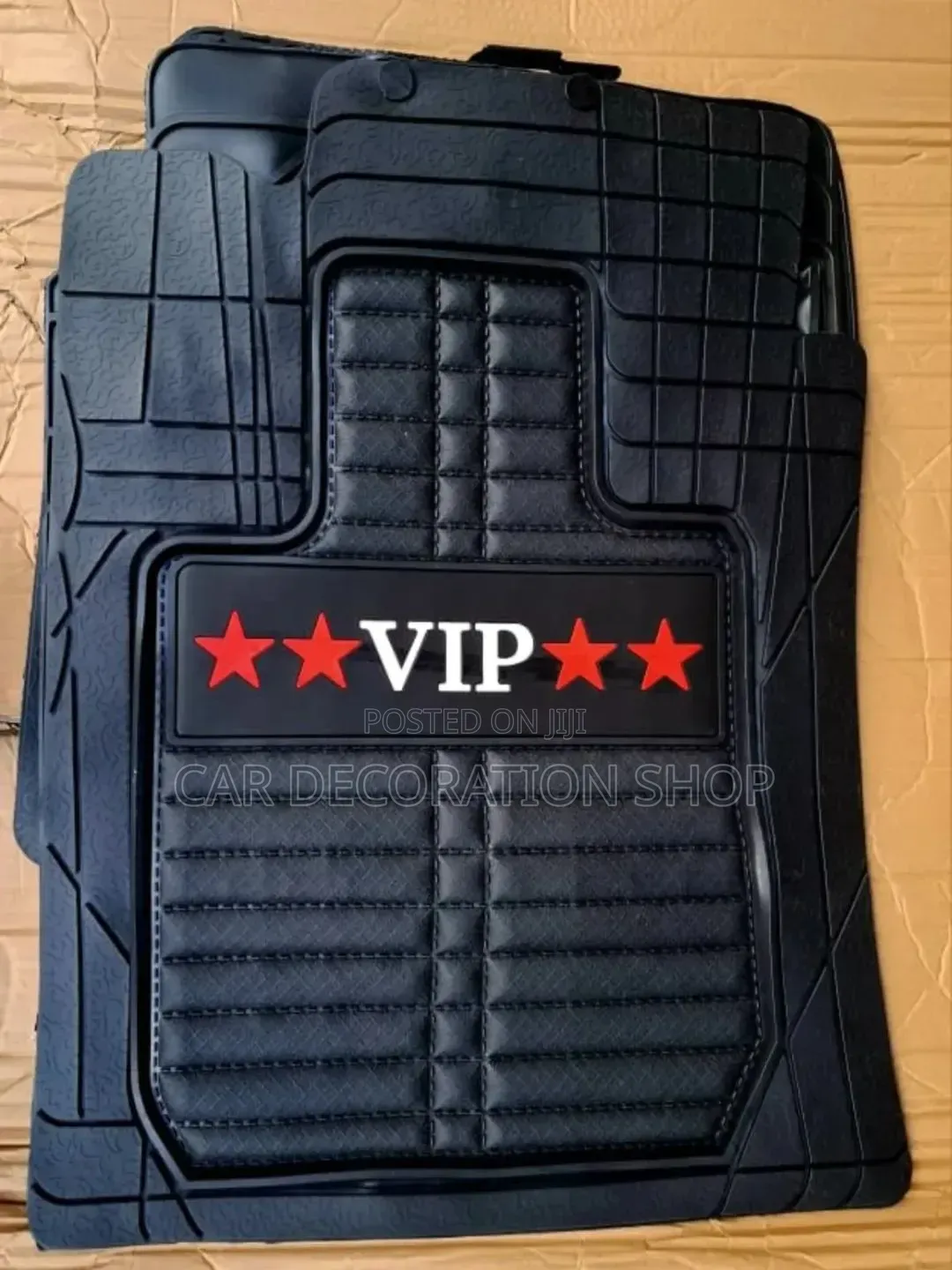 5pc Easy to Clean, Waterproof Vip Branded Carpet Mats