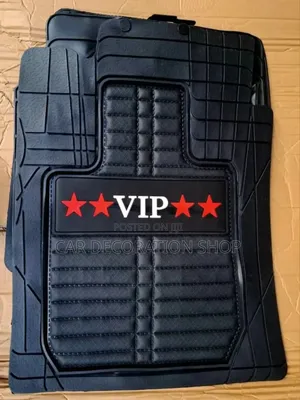 5pc Easy to Clean, Waterproof Vip Branded Carpet Mats