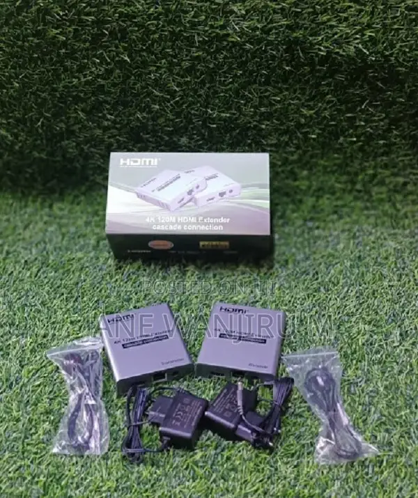 Hdmi Extender 120m Over Ethernet - Transmitter + Receiver Kit - New