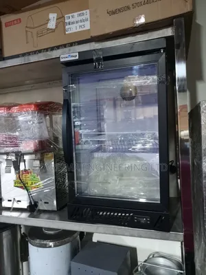 Commercial Showcase Chiller With a Glass Door.