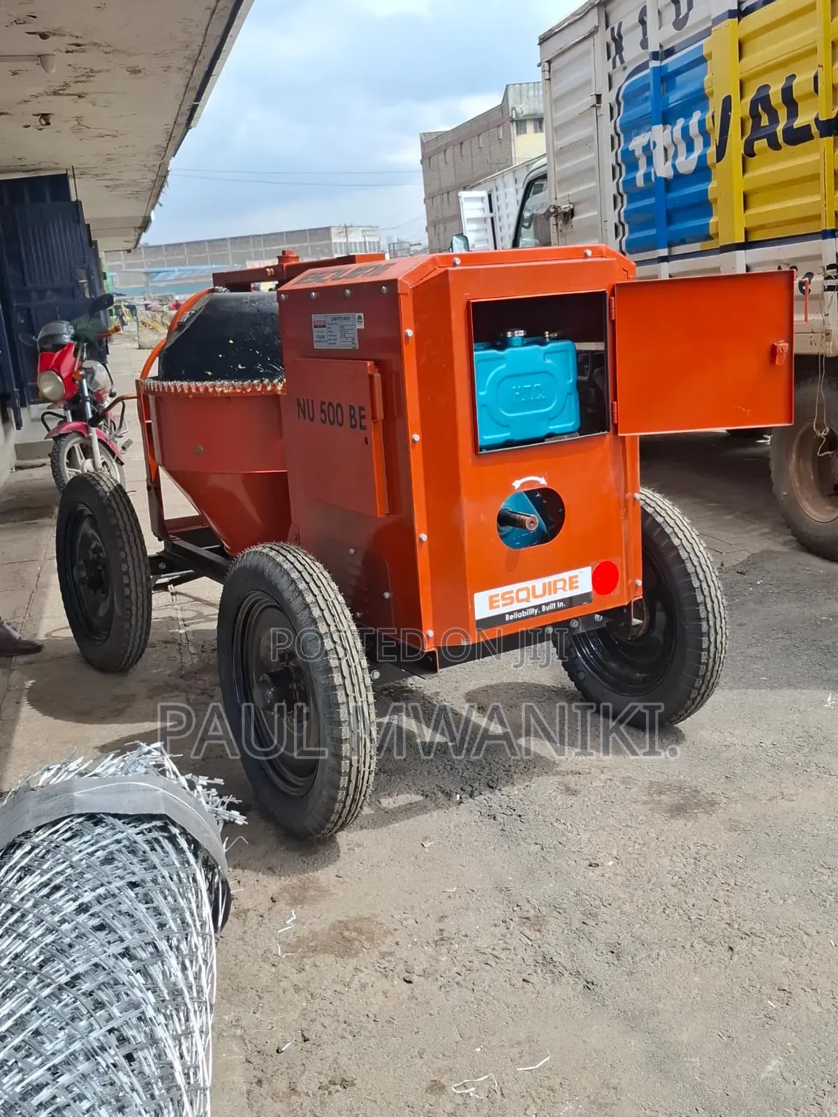 Esquire 500 Liters High-Capacity Concrete Mixer – Diesel Powered