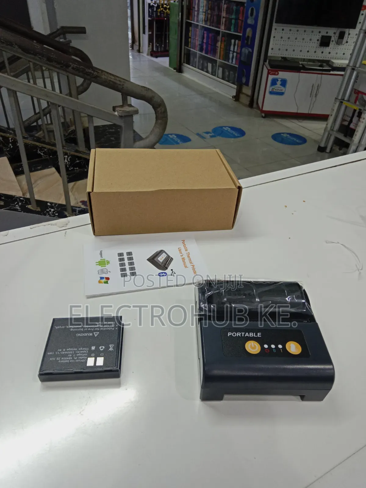 P80c Mini Portable Printer 80mm Bluetooth Pos Business Use