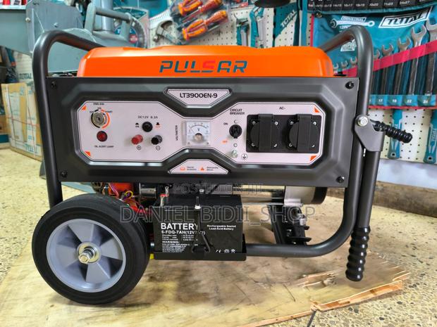 Gasoline Generator Pulsar 4kva Electric Start With Wheels and Trolley
