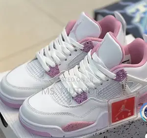 Air Jordan 4 Retro Og Fucshia White Size 36-41