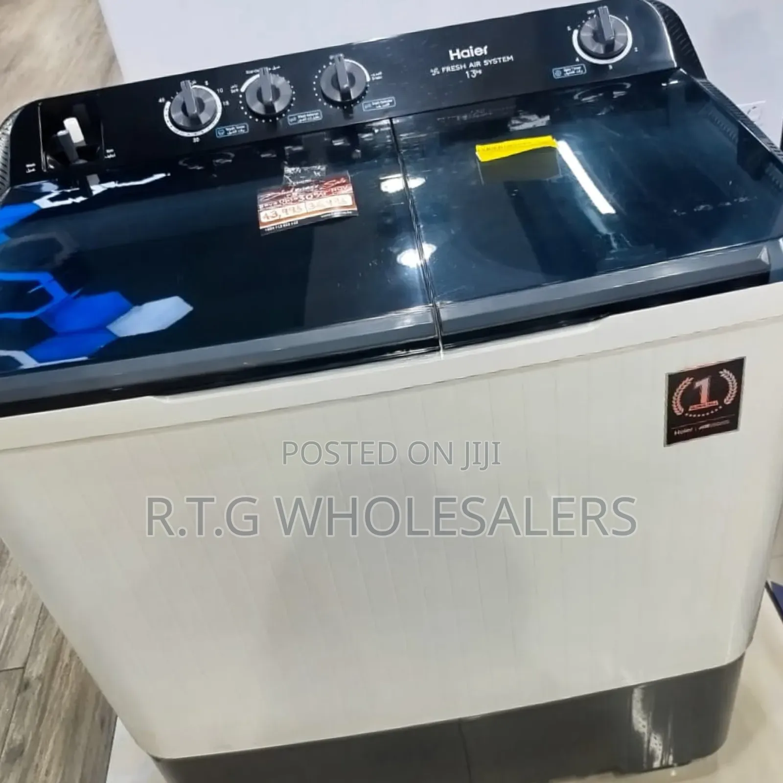 Haier 10kg Twin Tub Washer With Spin Air Dry