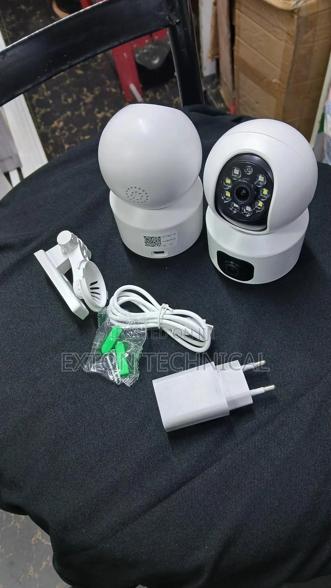 V380 Full Color Dual Lens Wi-Fi Camera Nanny Hd Smart Home Camera