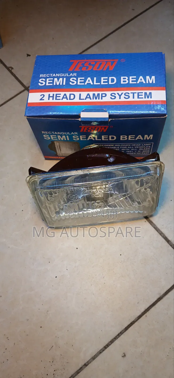 Semi Sealed Beam Head Lamp