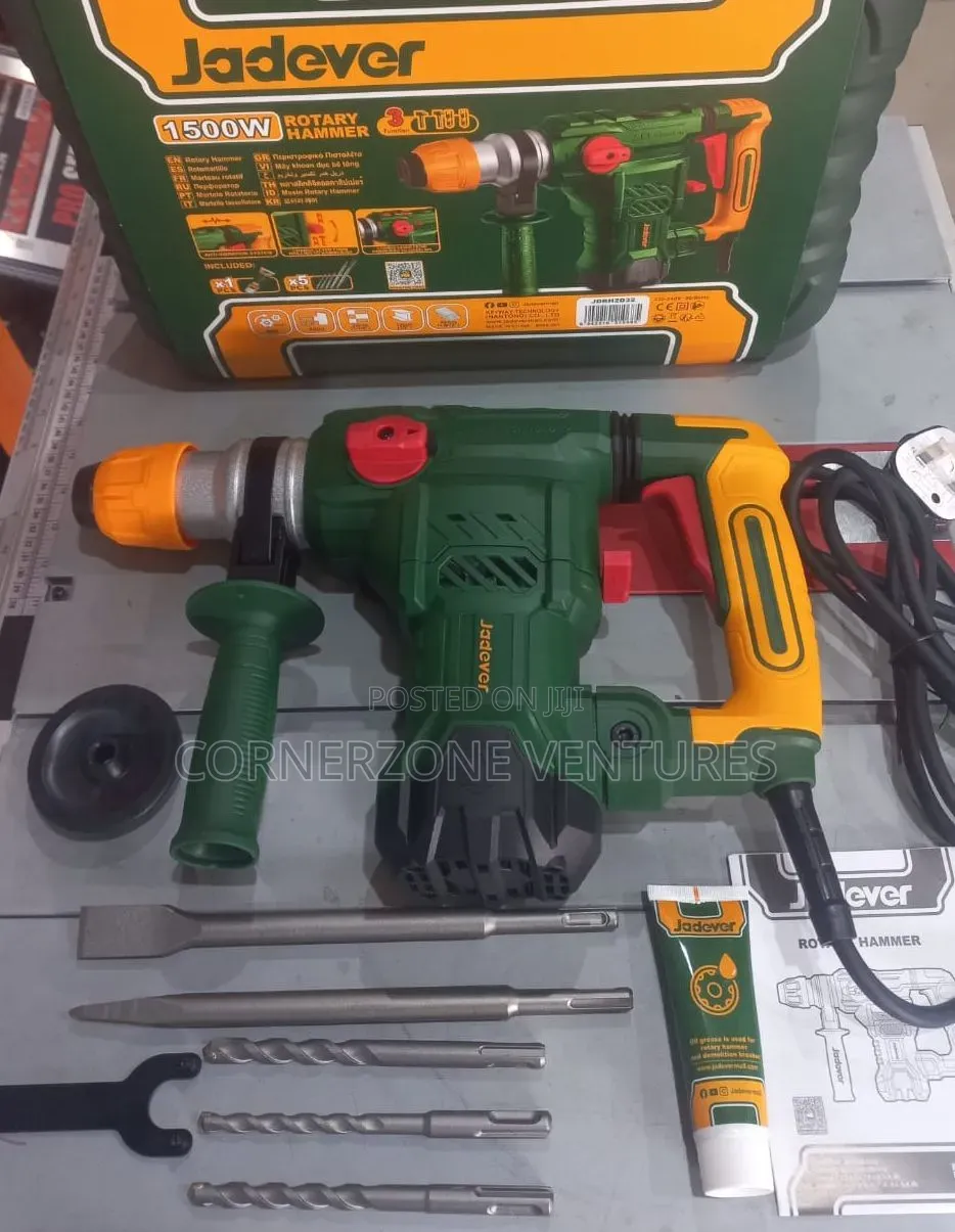 Jadever 1500w Rotary Hammer/ 1500w Rotary Hammer