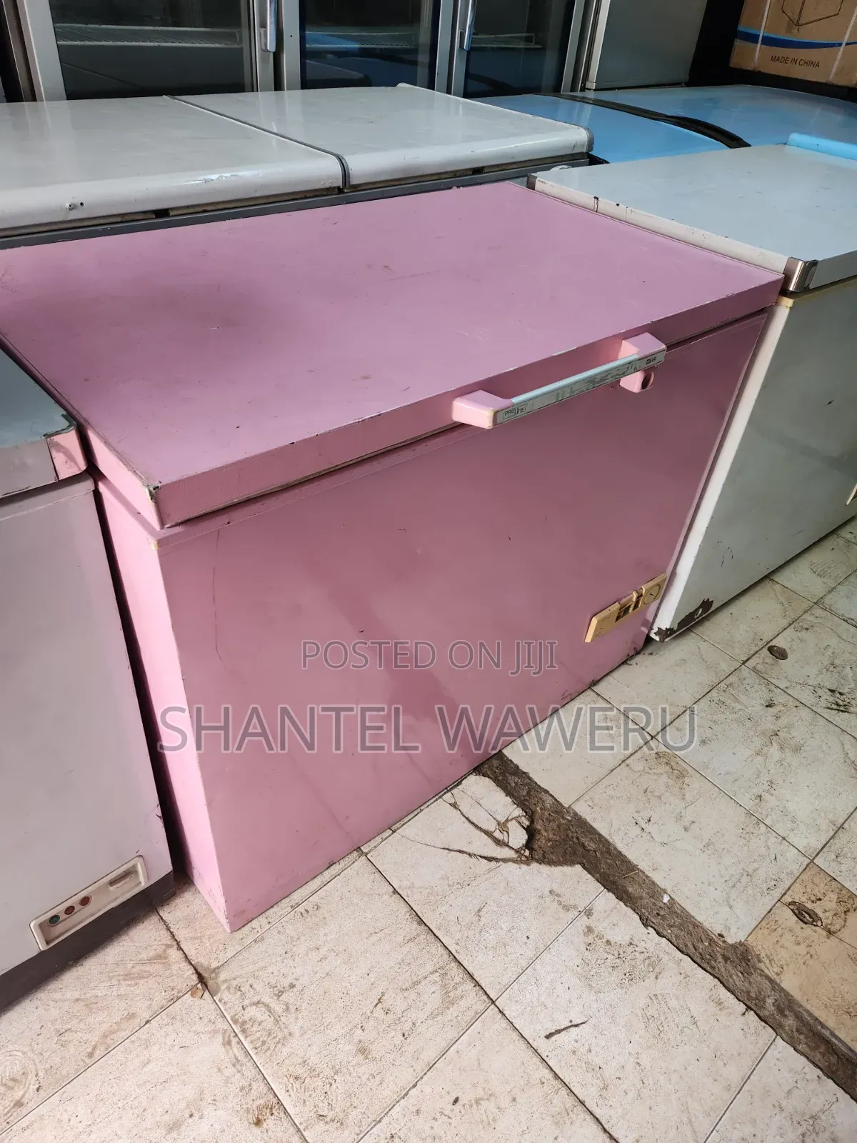 Pink Deep Freezer 300litres