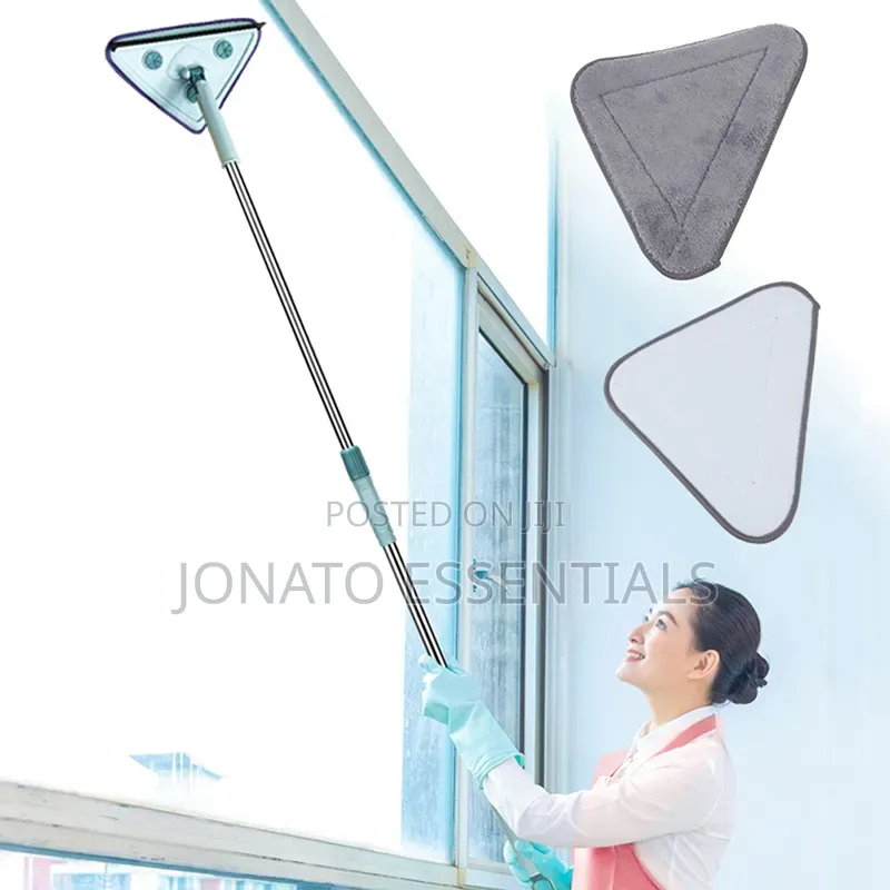 360° Rotating Triangle Mop for Wall, Ceiling Window Cleaning
