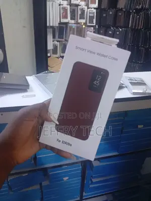 Samsung Galaxy S24 Ultra Smart View Wallet Case in Maroon