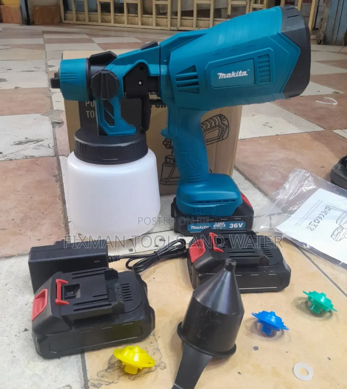 Makita Fine Finish Cordless Spray Gun 88v for All Types of Paint