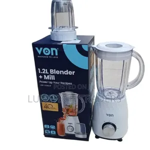 Von 1.2 L Blender + Mill (White)