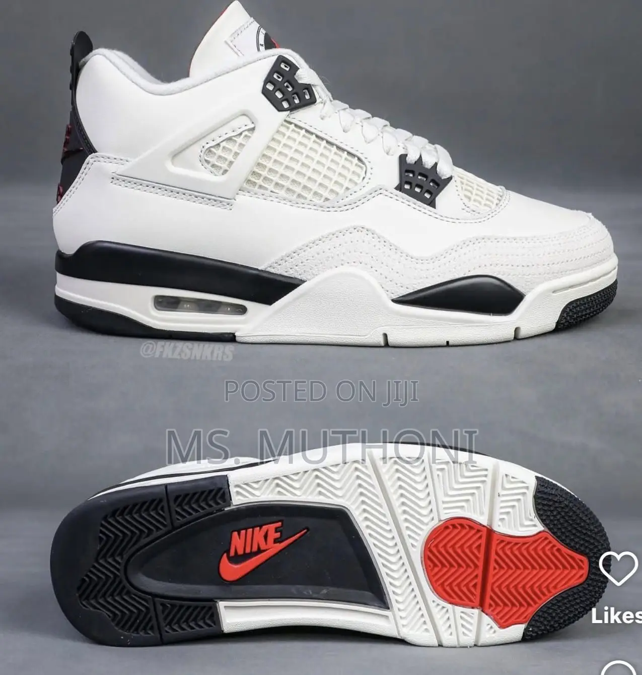 Nike Air Jordan 4 "Og Flight Club" Retro Mid Top Basketball Shoes