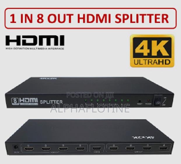 1 Hdmi Input to 8 Outputs With 1080p Full Hd Output Support - main view