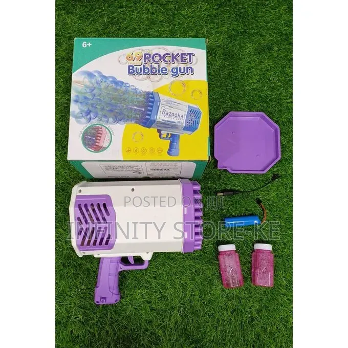 Bazooka Bubble Gun With 69 Holes