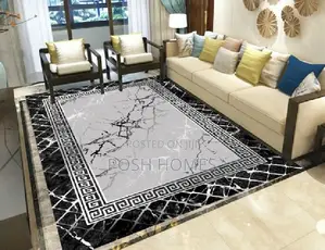 Layered Lacy 3d Home Carpet