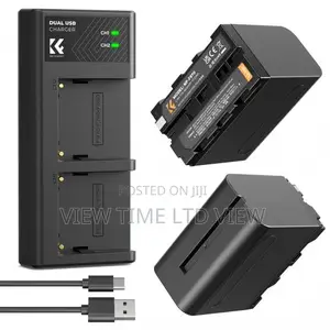 Np-F970 Lithium Dual Battery 6600mah