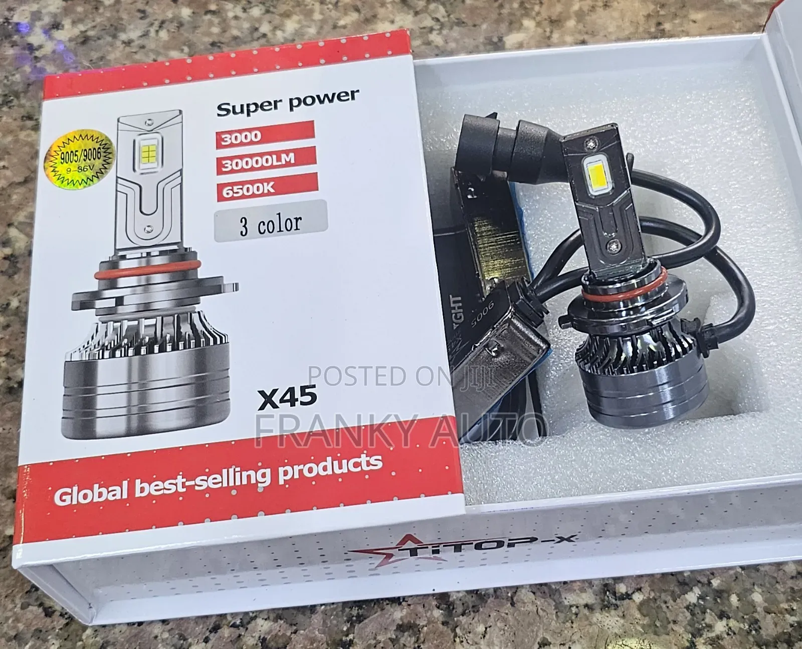 Ti Top Led Bulb 3 Color 9006/9005/H4