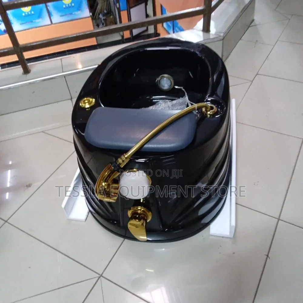 Black Gold Ceramic Footspa