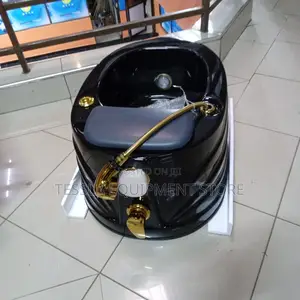 Black Gold Ceramic Footspa