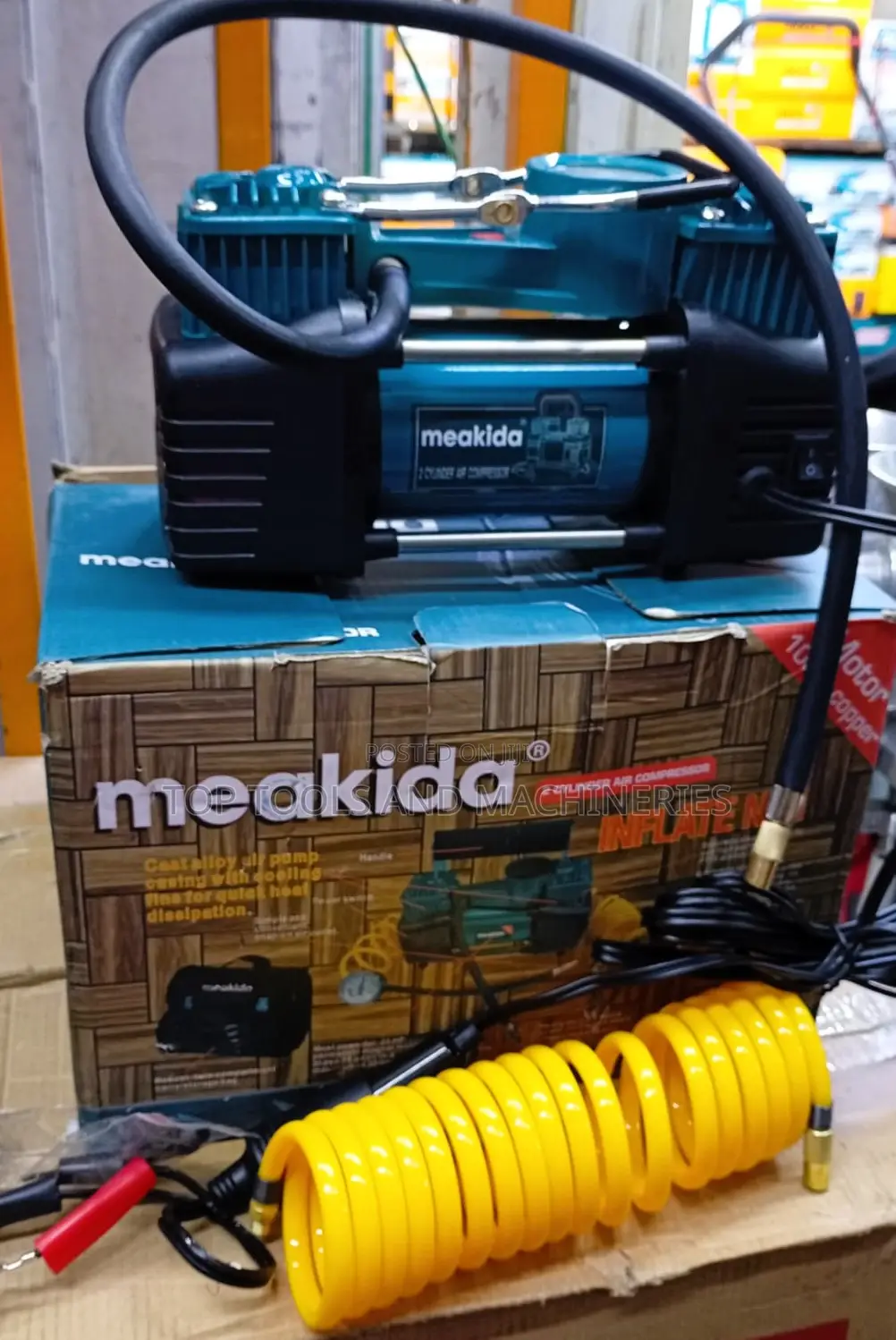 2-Cylinder Meakida Heavy Duty Air Compressor