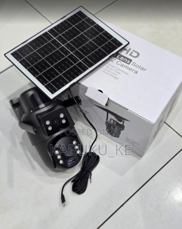Ubox Dual Lens Wifi Solar PTZ Camera Wifi-Enabled