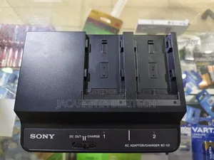 Sony Bc-u2 Two-channel Battery Charger / Ac Adaptor