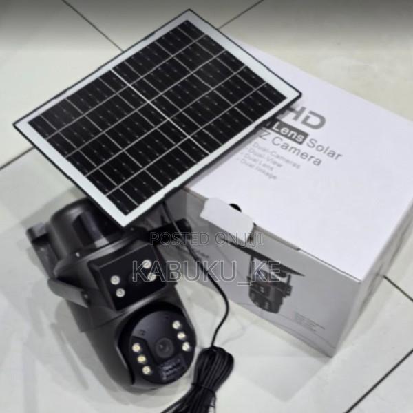 Solar PTZ Wifi Camera - Dual Lens Remote Securit Device Ubox Camera