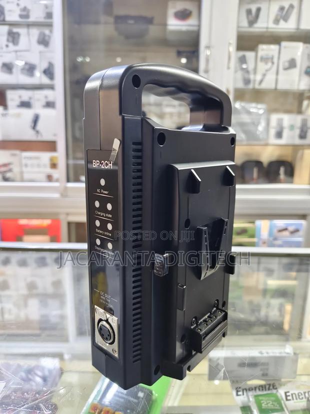 V-Mount/v Lock Bp 2ch Dual Quick Battery Ac Charger With Dc 16.8v