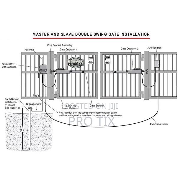 Gemini Swing Slave Motor S00210 Gate Opener No Pedestal