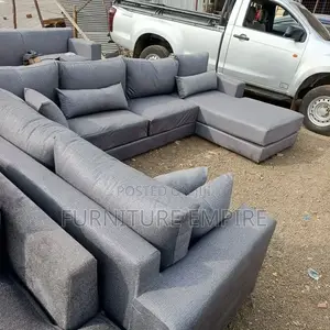 Grey Luxe Sectional L Seat