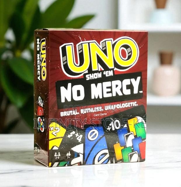 Uno No Mercy Card Game Extreme Rules Strategy Party Game