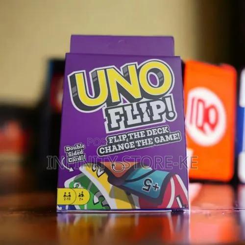 Uno Flip Card Game Double Sided Strategy Family Party Game