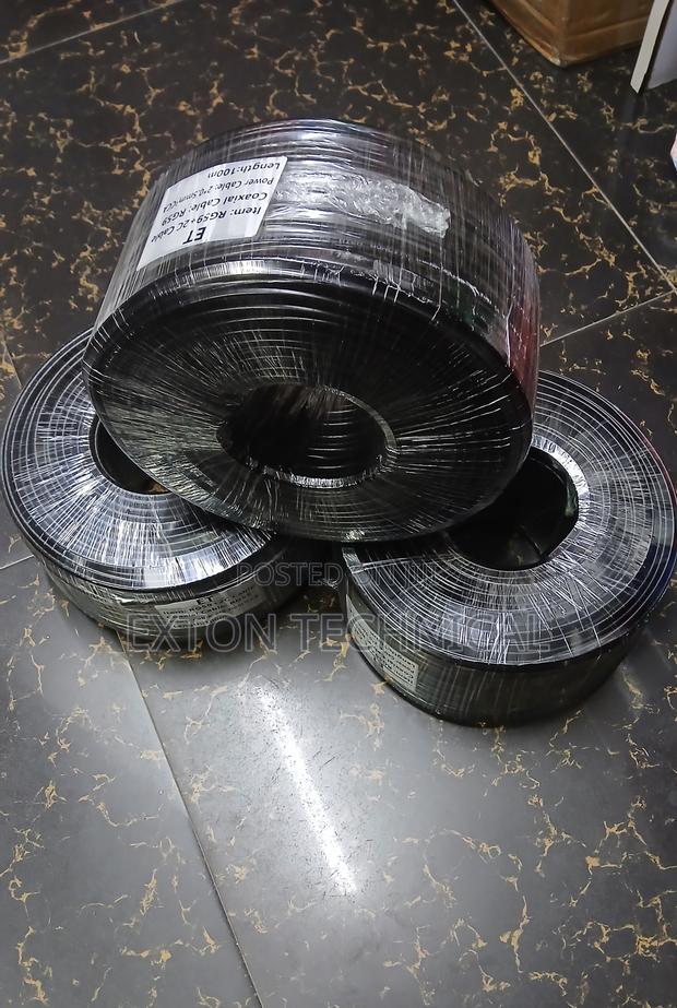 100m Rg59 Coaxial Cable With Power -- High Performance Coaxial Cable