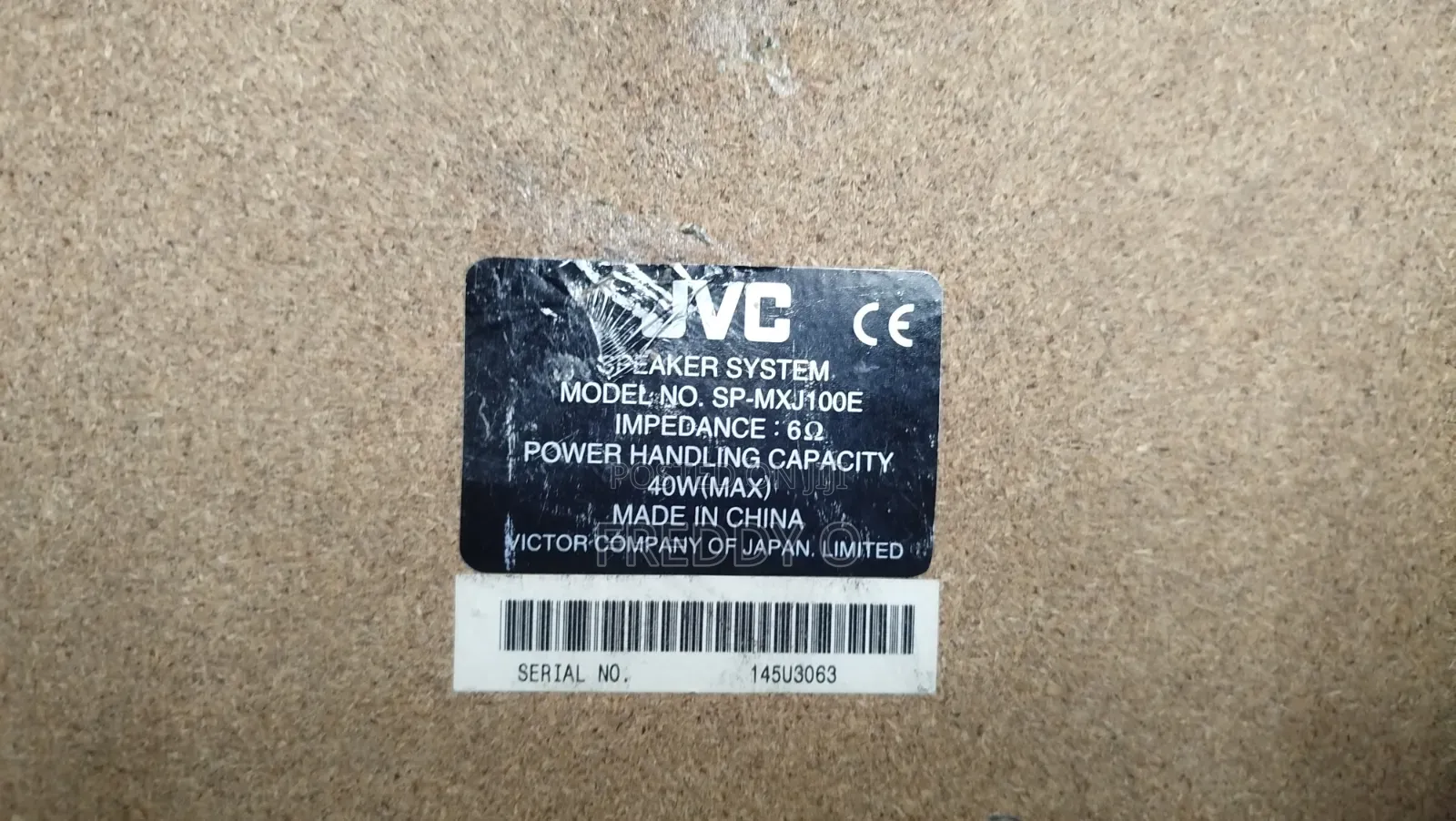 JVC 2 Way Bass Reflex Mids Speaker