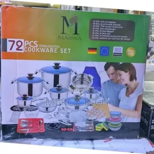 Marwa 72 PCS Stainless Steel Cookware Set