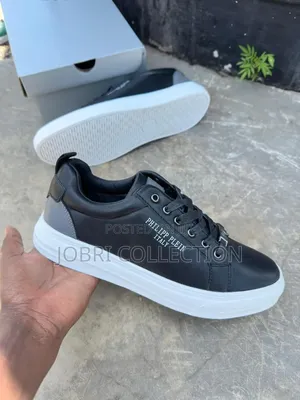 Philip Plein Leather Casual Sneakers