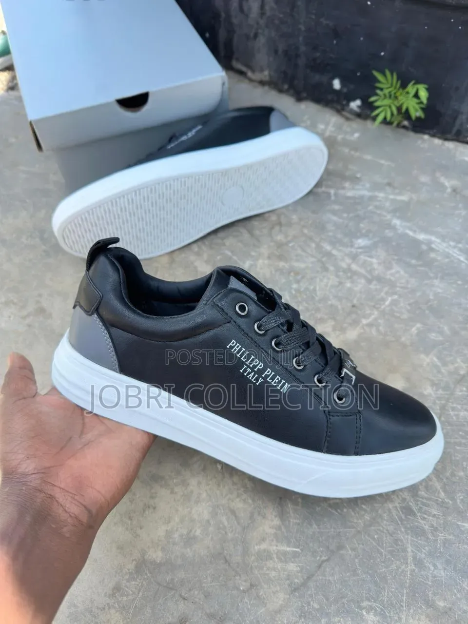 Philip Plein Leather Casual Sneakers