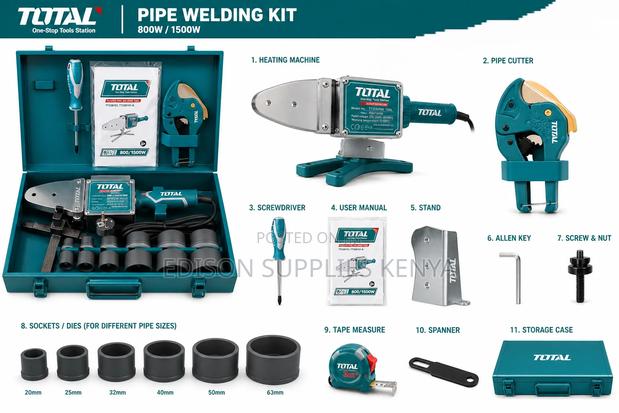 Ppr Pipe Welding Machine Total Plastic Tube Welding Tool 800w/1500w