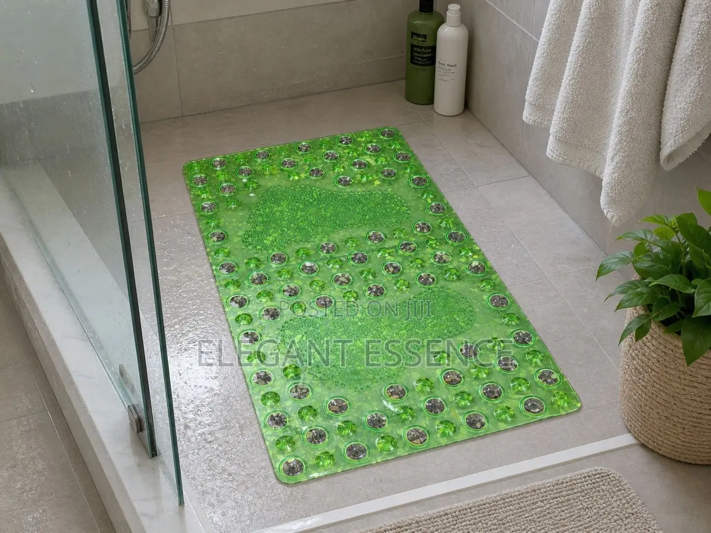 Bathroom Antislip 47 * 78cm, Shower Mats With Suction Cups