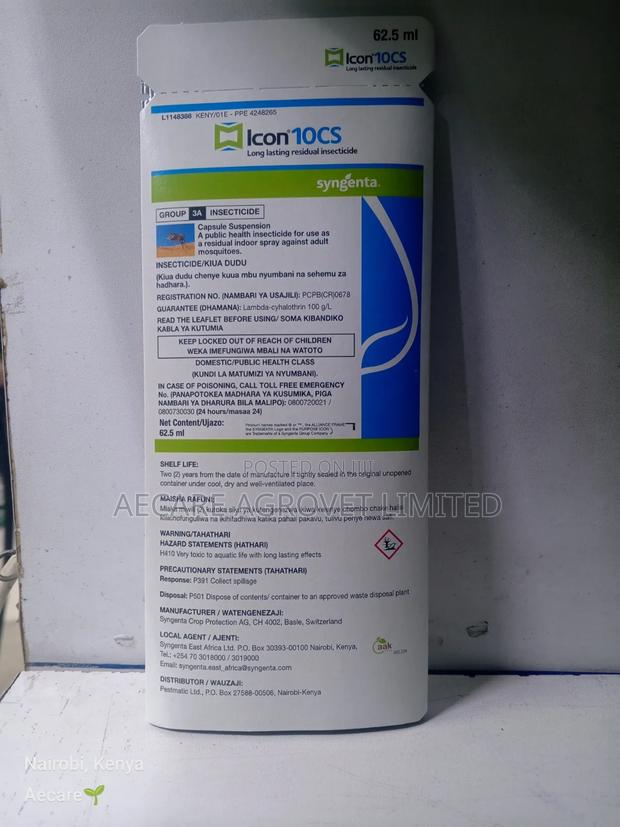 Icon 10cs 62.5ml Insecticide Long Lasting Residual - thumbnail 4