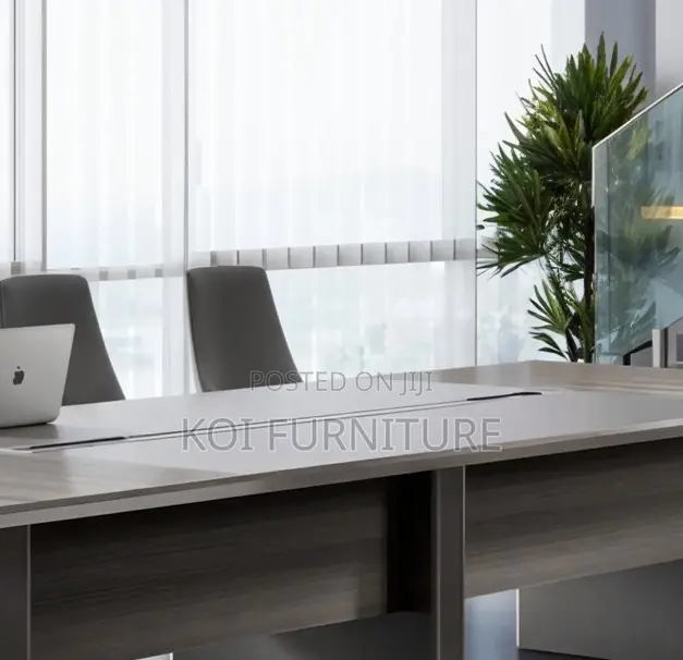 Boardroom Table; 3 Meters Pari Walmut Grey Executive Boadroom Table