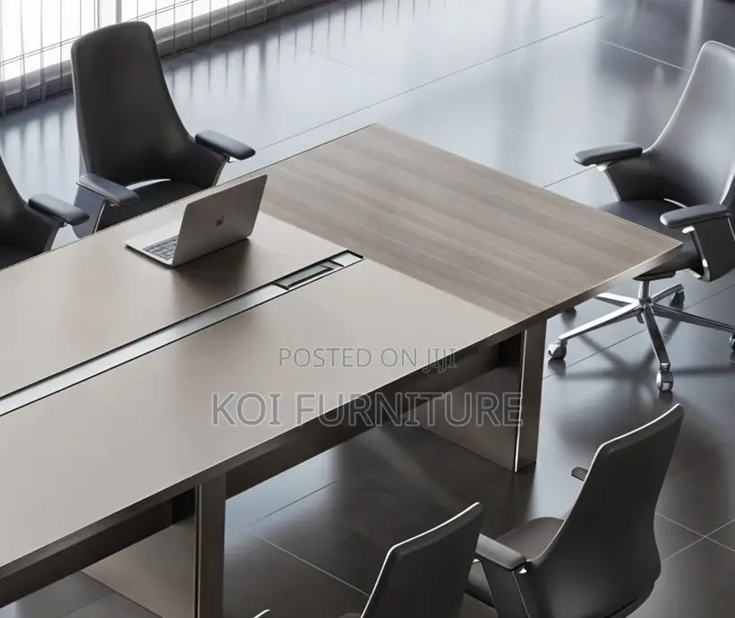 Boardroom Table; 3 Meters Pari Walmut Grey Executive Boadroom Table