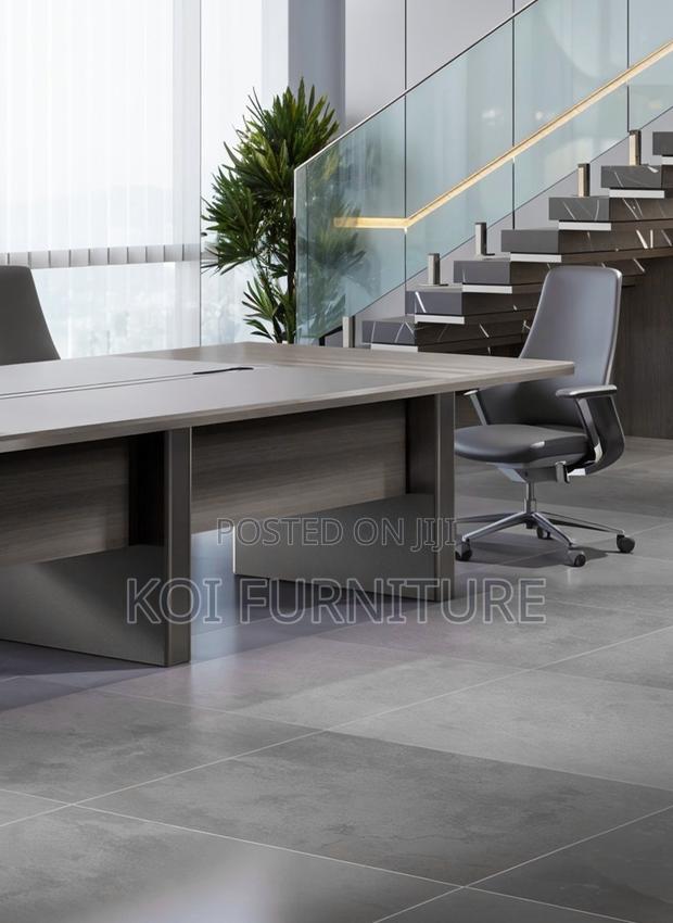 Boardroom Table; 3 Meters Pari Walmut Grey Executive Boadroom Table - thumbnail 11