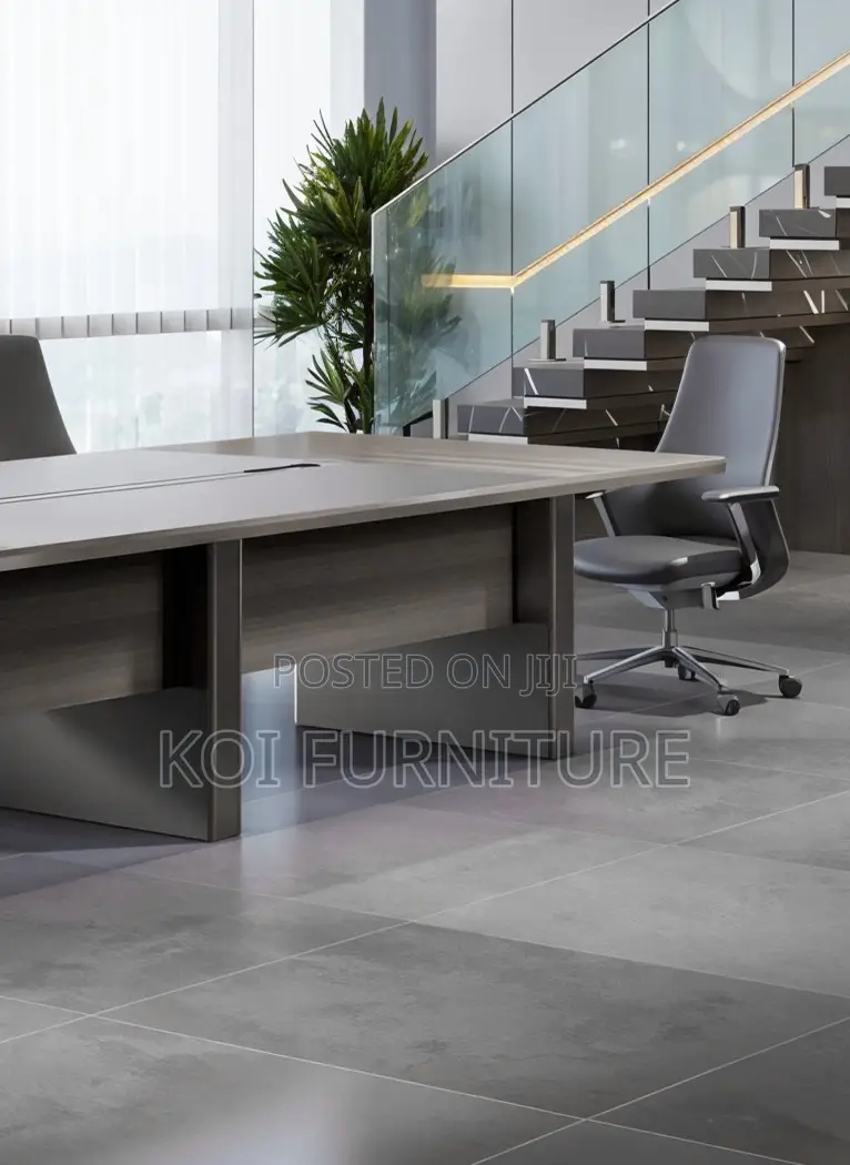 Boardroom Table; 3 Meters Pari Walmut Grey Executive Boadroom Table