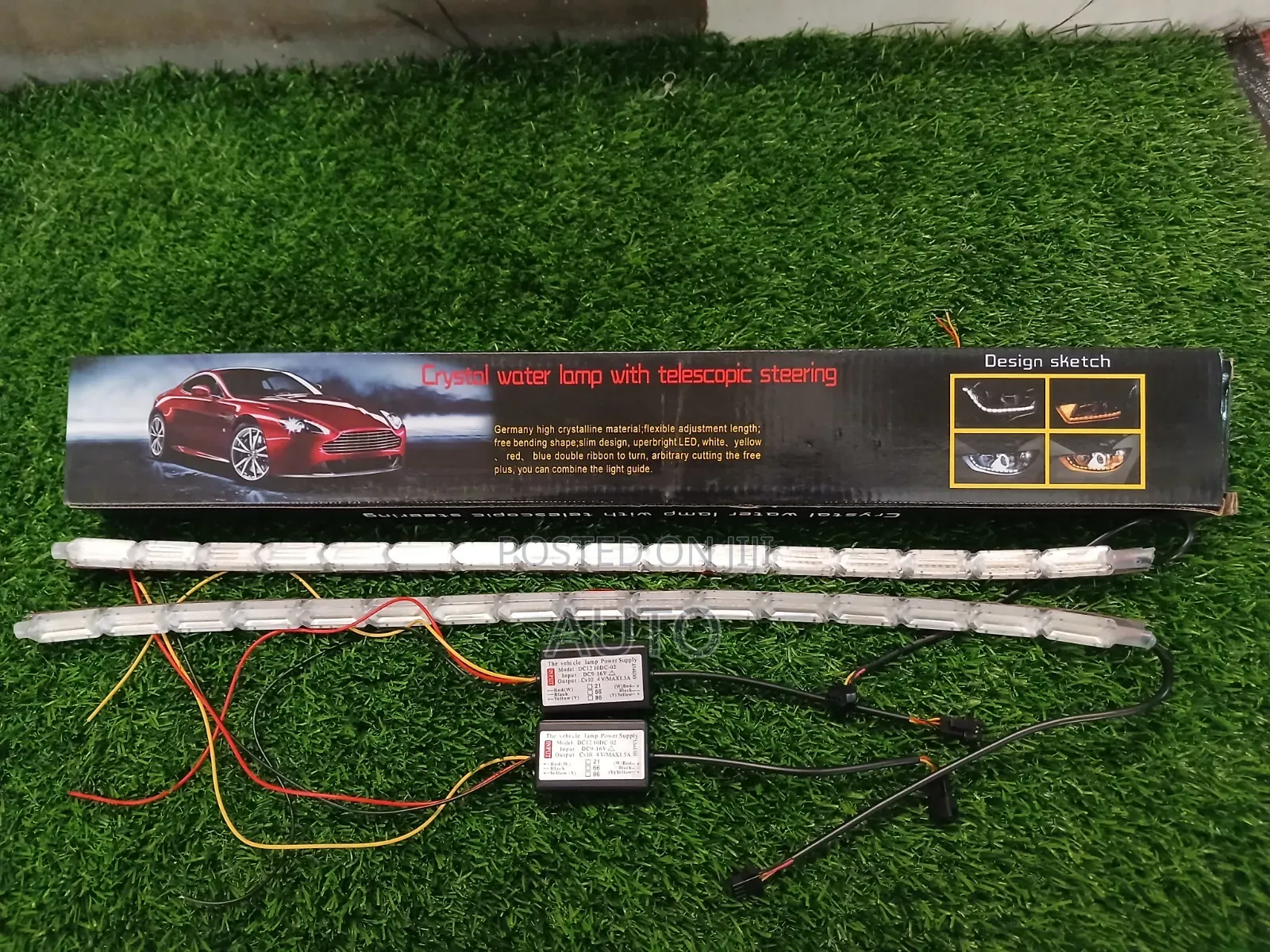 Car Led Crystal Daytime Running Lights | Car DRL Kit |